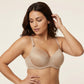 6 Pack Brasier Polyester Jacquard Nude