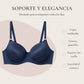 6 Pack Brasier Polyester Jacquard Azul