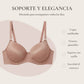 6 Pack Brasier Polyester Jacquard Rosa