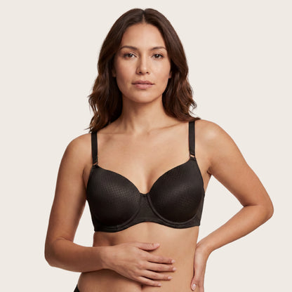 6 Pack Brasier Polyester Jacquard Negro