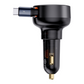 BASEUS Cargador de Auto con Cable Retráctil Tipo C de 60W