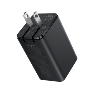 BASEUS Cubo de Carga Rápida Tipo C y A Pro de 65W