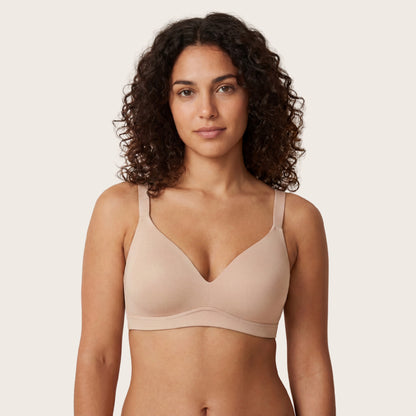 4 Pack Brasier Nylon Sin Varilla Nude