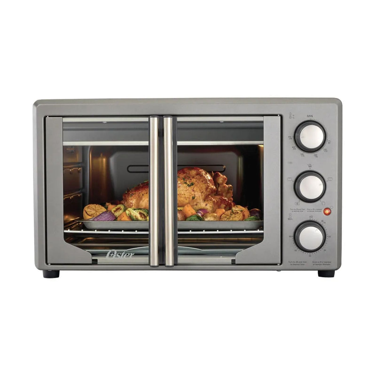 Horno ElŽctrico con Freidora de Aire Oster 42 Litros Gris - imagen 2
